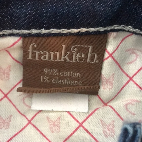 Rare NWT Frankie B Tie Dye Ultra Low Waist Hipster Skinny Jeans 25 - Picture 10 of 10